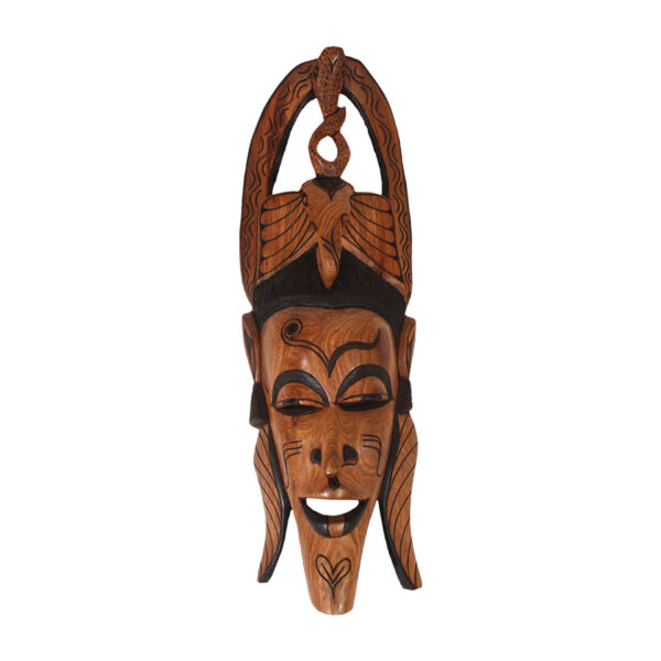 Senegalise Mahogany Guro Mask hand woven